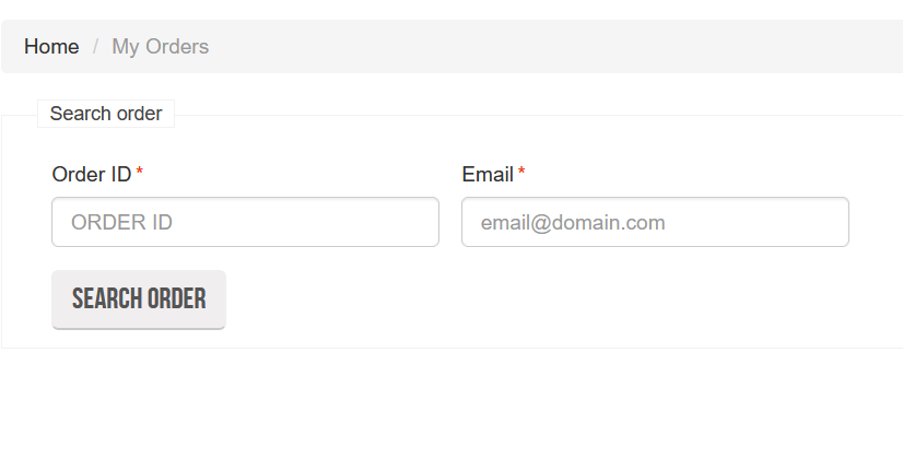 AbcPills customer support and order tracking interface
