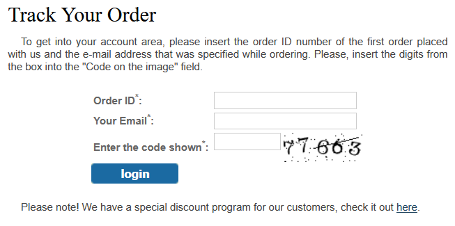 Pharm4all order tracking interface