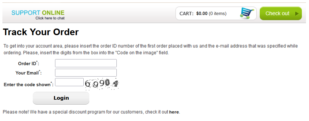 RxiEd order tracking portal