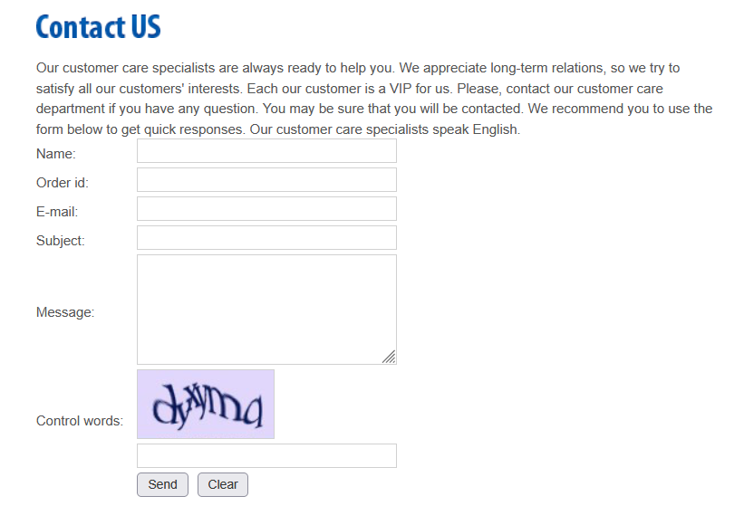 RxMedBank customer support and contact interface